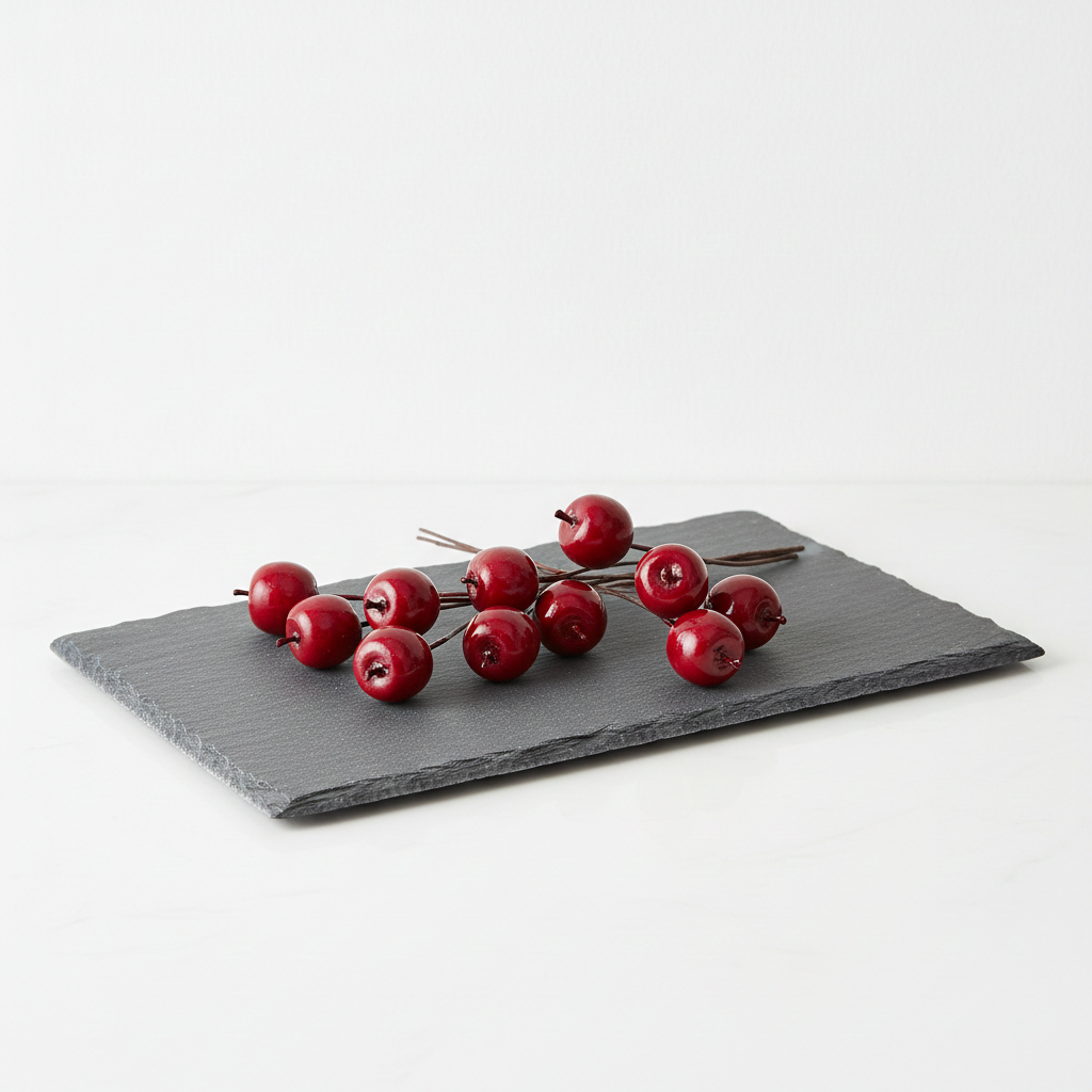 Plastová jablíčka zápich – červená dekorace